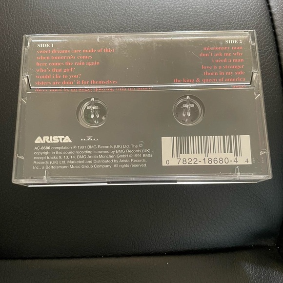 Eurythmics greatest hits 1991 cassette - Picture 3 of 4